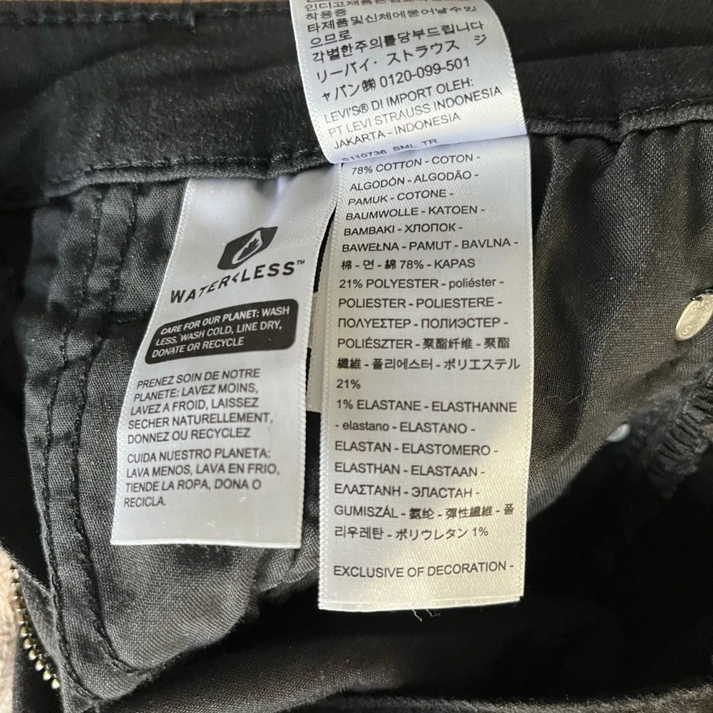 Levi's 726 Black Flare Jeans ๐๐๐ - Picture 8 of 10